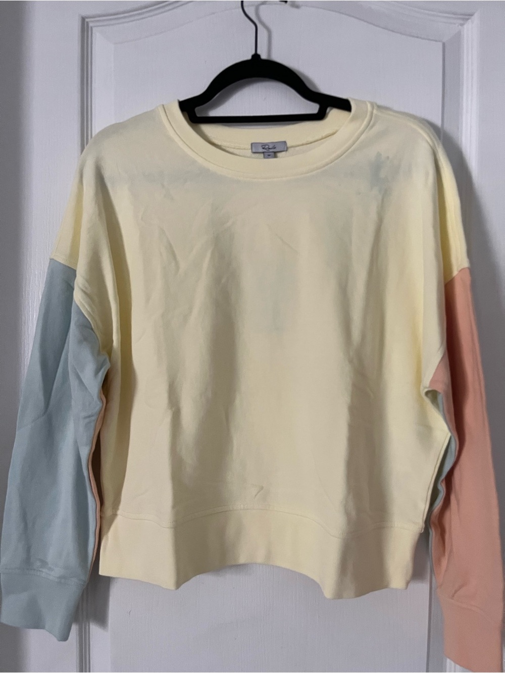 Rails Alice Cali Color block Pastel Sweatshirt -FLAWED